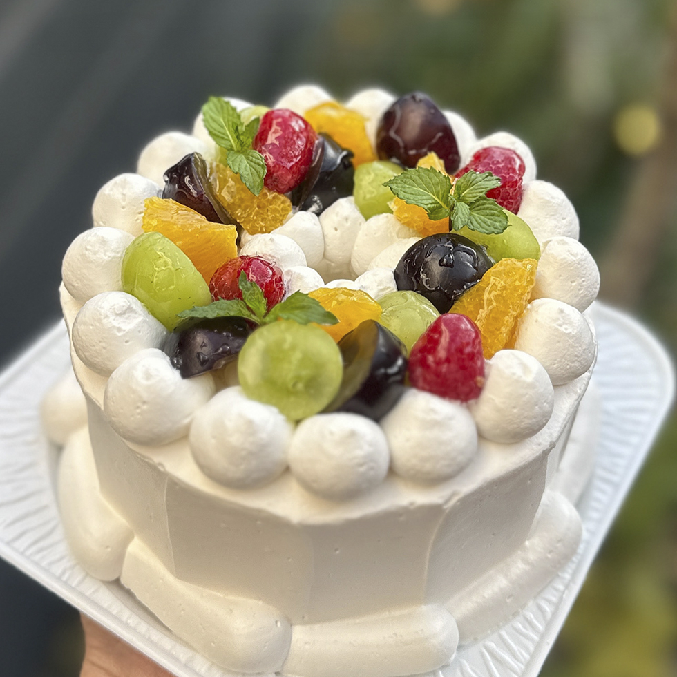 アニバーサリー フルーツシフォンケーキ